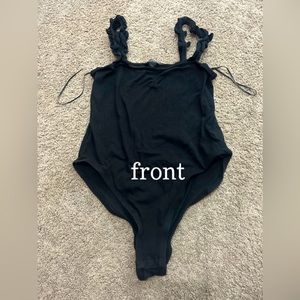 black bodysuit